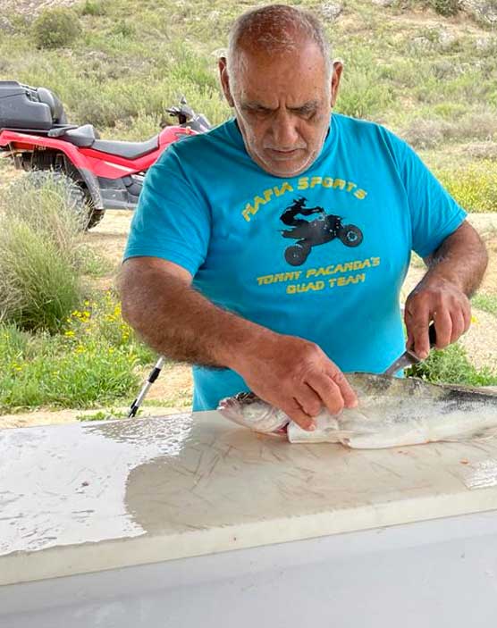 Vybavení rybářského kempu Camp Ebro Wir filetieren Ihren Fisch